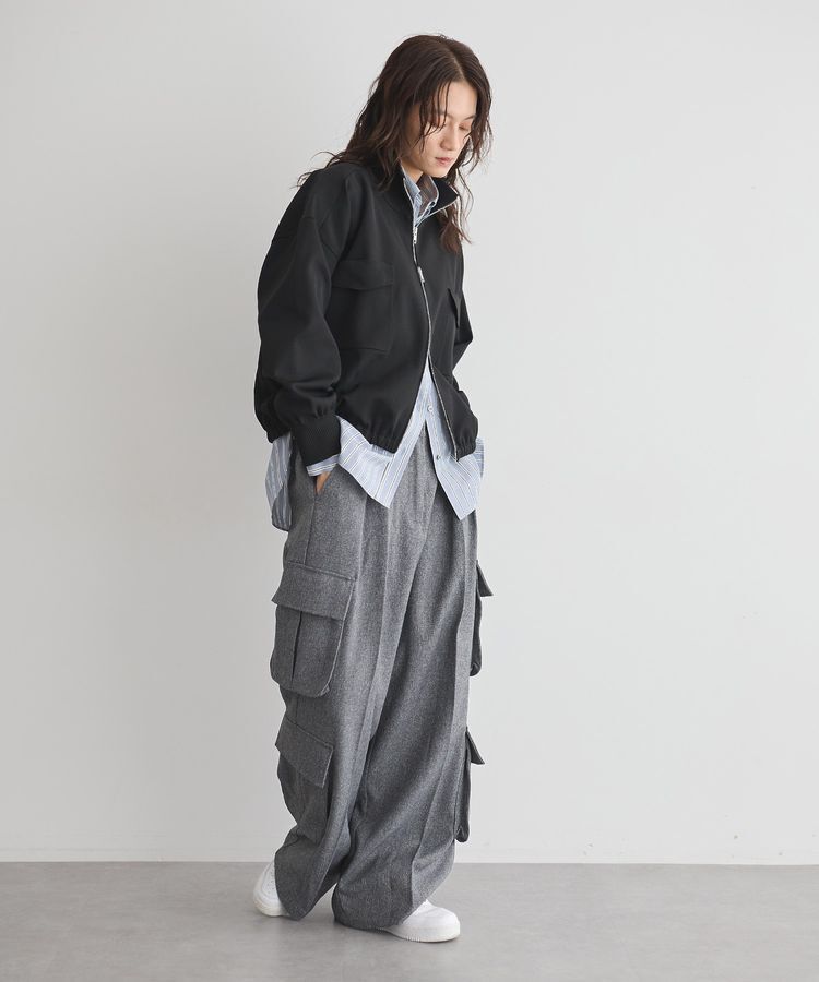 GARAGE OF GOOD CLOTHING「総針ニットWzipブルゾン」|ブルゾン・スタジャン|