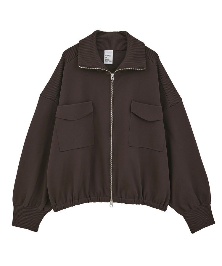 GARAGE OF GOOD CLOTHING「総針ニットWzipブルゾン」|ブルゾン・スタジャン|