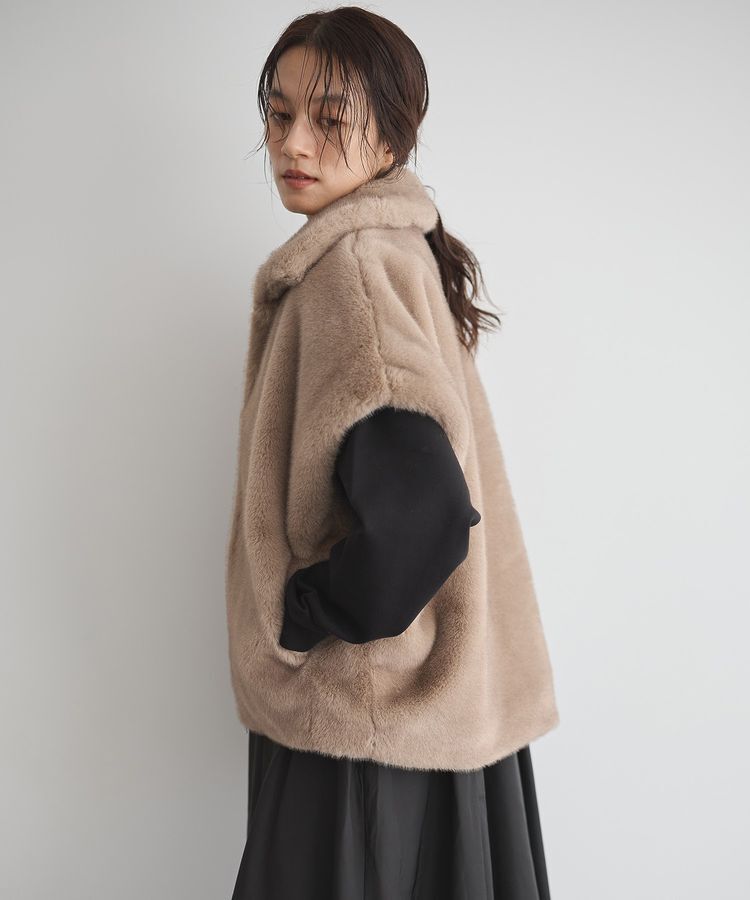 GARAGE OF GOOD CLOTHING「グラデーションファーZIP VEST」|その他|