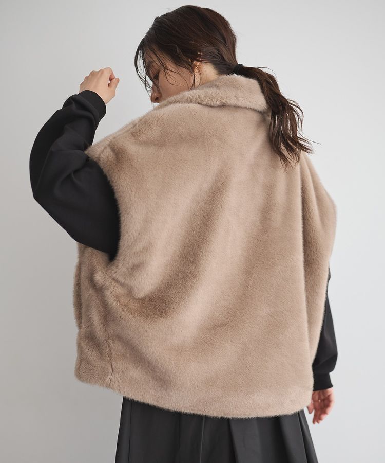 GARAGE OF GOOD CLOTHING「グラデーションファーZIP VEST」|その他|