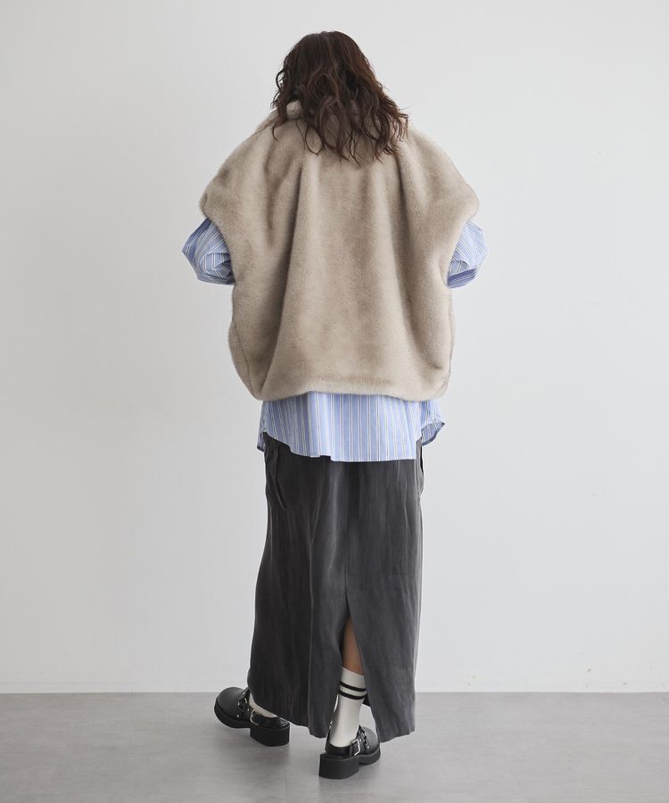 GARAGE OF GOOD CLOTHING「グラデーションファーZIP VEST」|その他|