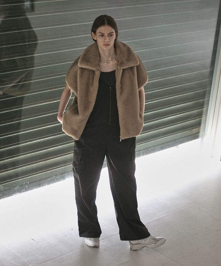 GARAGE OF GOOD CLOTHING「グラデーションファーZIP VEST」|その他|