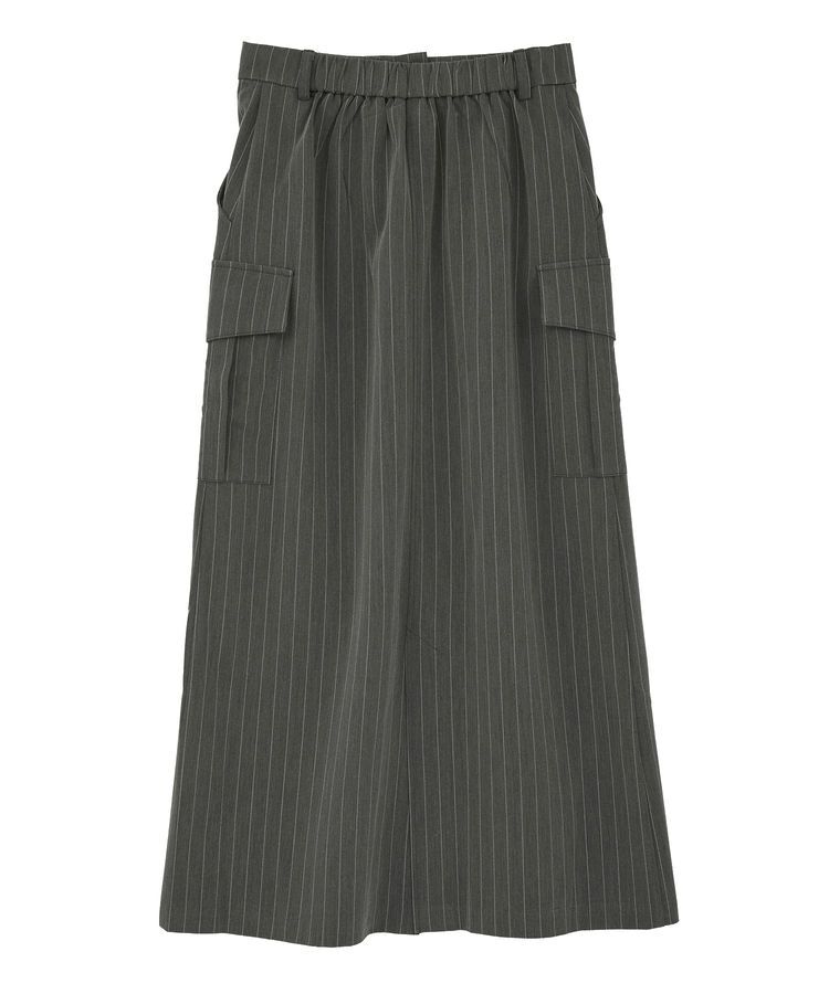 GARAGE OF GOOD CLOTHING「ストライプIラインカーゴスカート」|タイト|