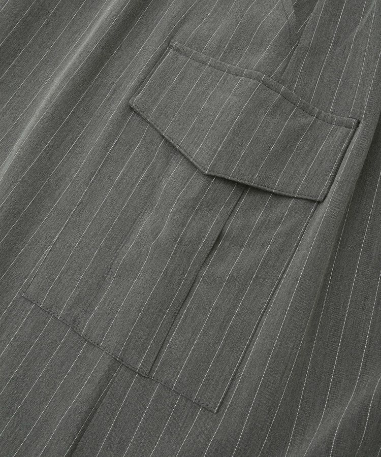 GARAGE OF GOOD CLOTHING「ストライプIラインカーゴスカート」|タイト|