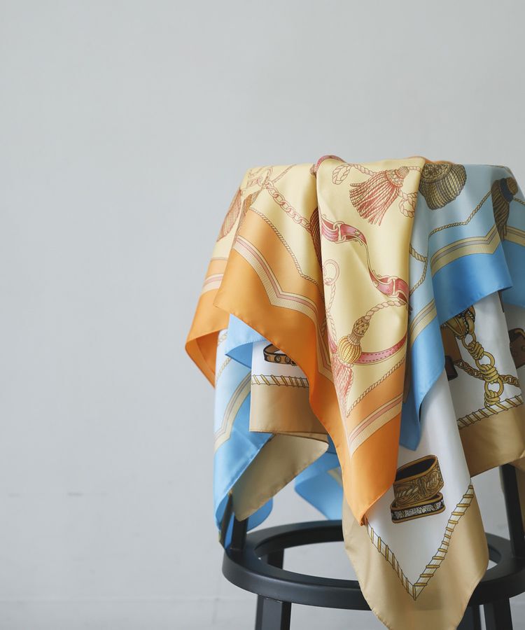 GARAGE OF GOOD CLOTHING「大判 チェーン柄スカーフ」|バンダナ・スカーフ|