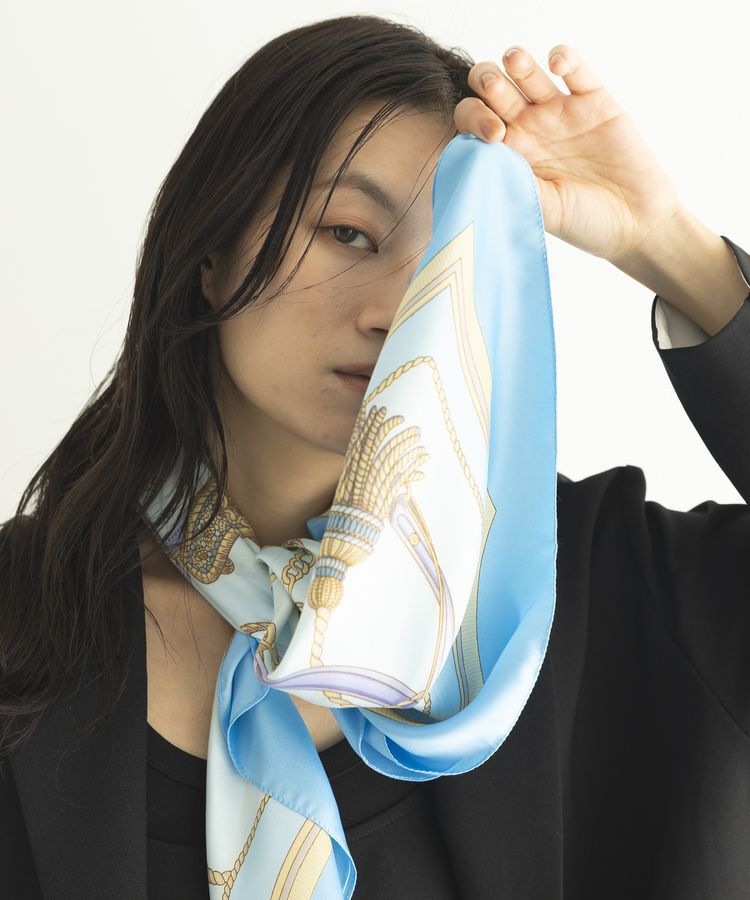 GARAGE OF GOOD CLOTHING「大判 チェーン柄スカーフ」|バンダナ・スカーフ|