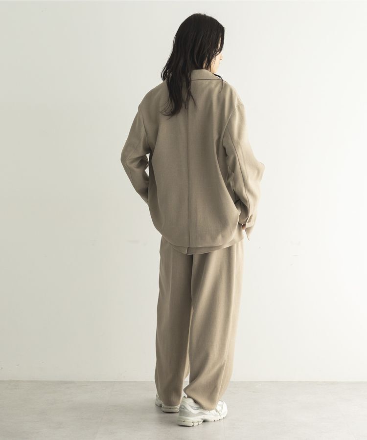 GARAGE OF GOOD CLOTHING「【日本製】無地オーバーサイズシングル前ジャケット」|テーラードジャケット|