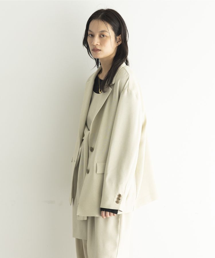 GARAGE OF GOOD CLOTHING「【日本製】無地オーバーサイズシングル前ジャケット」|テーラードジャケット|