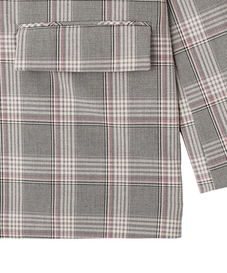 GARAGE OF GOOD CLOTHING「【日本製】チェックオーバーサイズシングル前ジャケット」|テーラードジャケット|