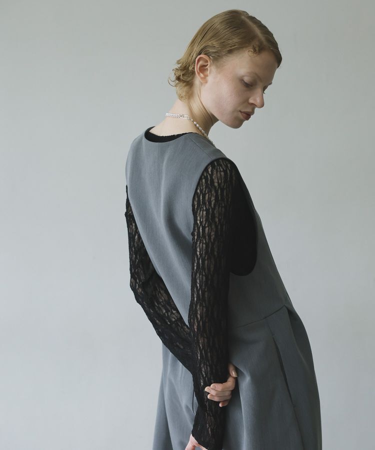 GARAGE OF GOOD CLOTHING「ストレッチレースクルーネックプルオーバー」|Tシャツ・カットソー|