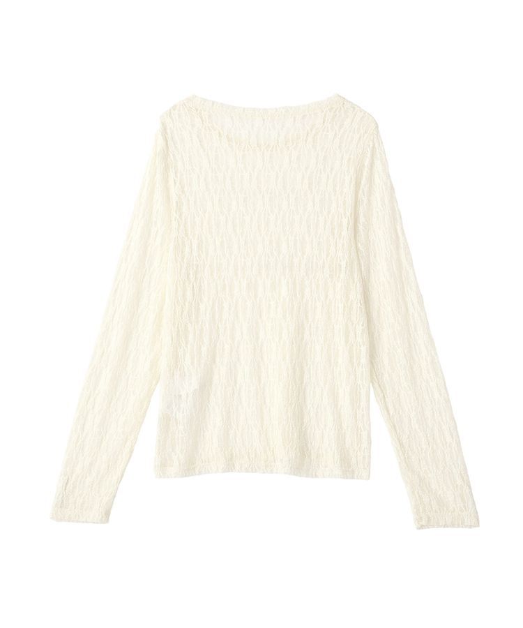 GARAGE OF GOOD CLOTHING「ストレッチレースクルーネックプルオーバー」|Tシャツ・カットソー|