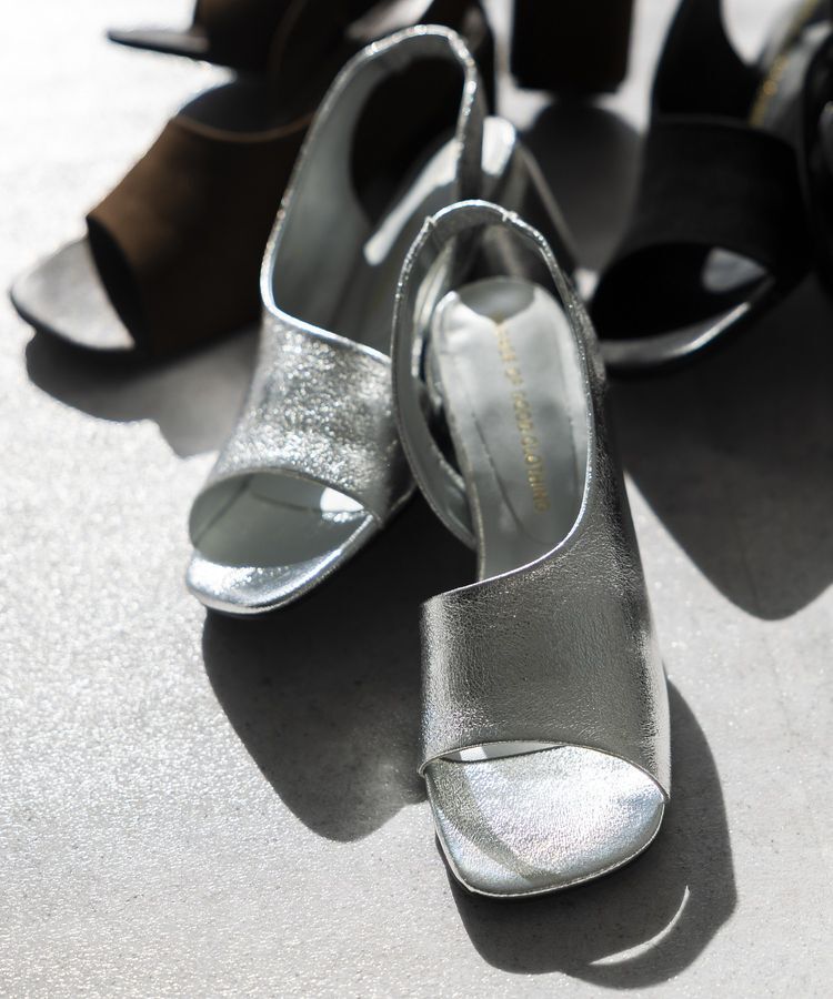 GARAGE OF GOOD CLOTHING「円柱ヒールサンダル（EC限定）」|サンダル|