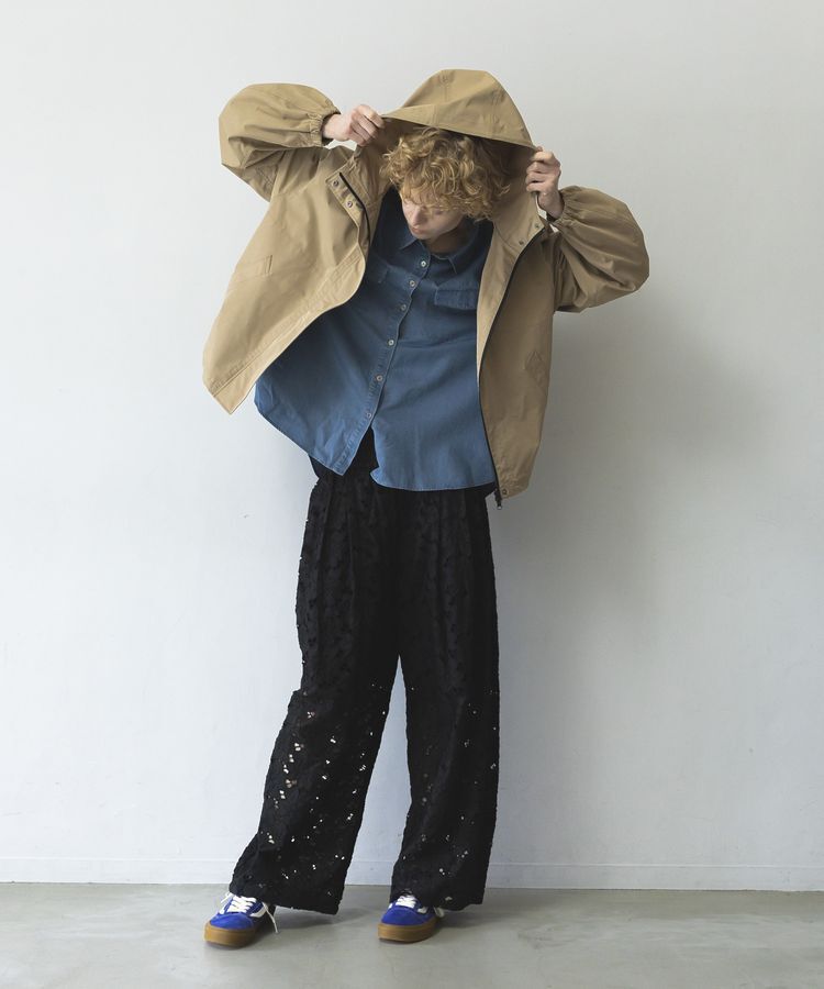 GARAGE OF GOOD CLOTHING「ボリューム袖マウンテンパーカー」|ブルゾン・スタジャン|