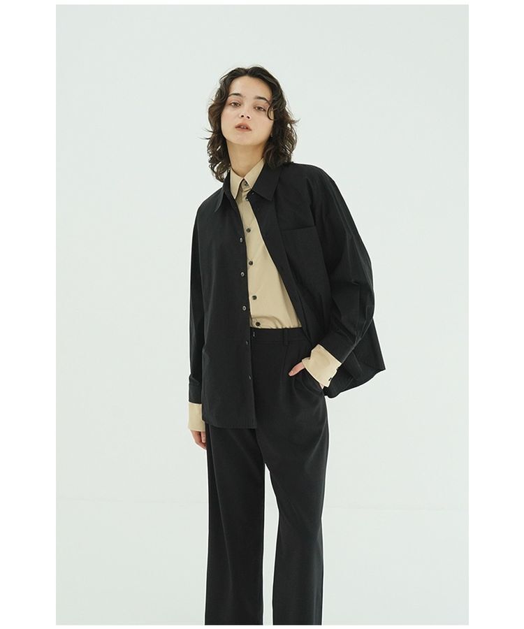 GARAGE OF GOOD CLOTHING「【CLANE】TWO TONE LAYERED SHIRTS」|シャツ・ブラウス|