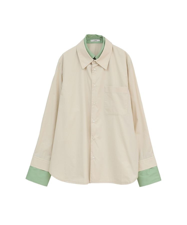 GARAGE OF GOOD CLOTHING「【CLANE】TWO TONE LAYERED SHIRTS」|シャツ・ブラウス|
