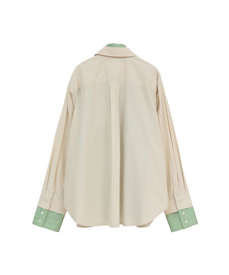 GARAGE OF GOOD CLOTHING「【CLANE】TWO TONE LAYERED SHIRTS」|シャツ・ブラウス|