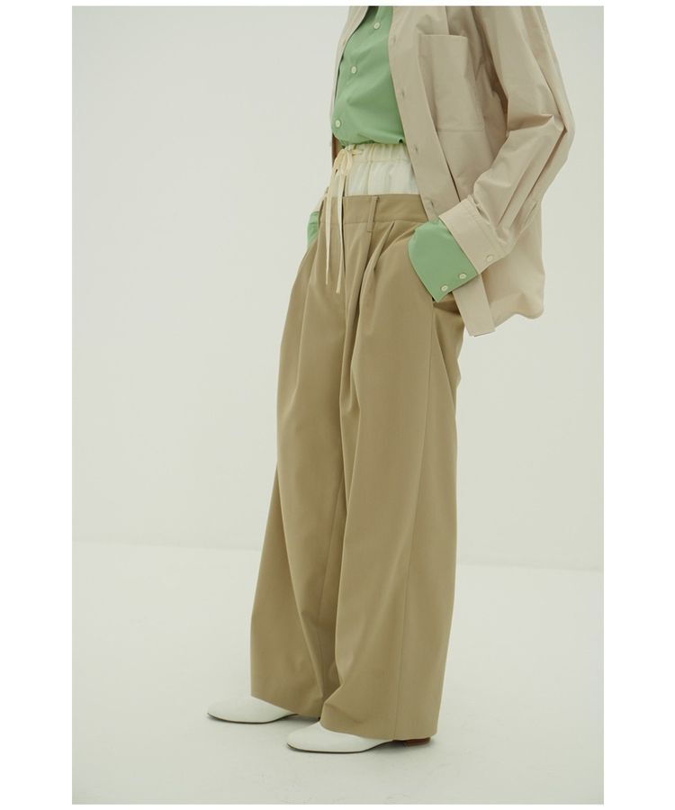 GARAGE OF GOOD CLOTHING「【CLANE】W WAIST WIDE SLACKS」|その他|