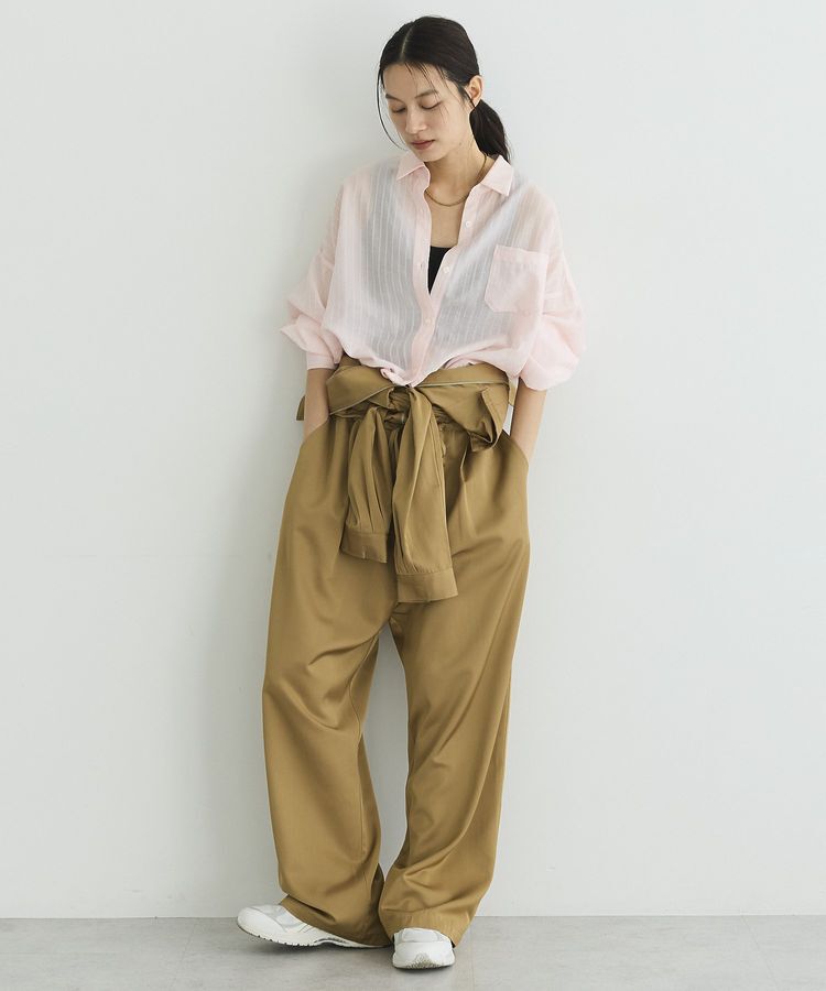 GARAGE OF GOOD CLOTHING「2WAYシアーストライプシャツ」|シャツ・ブラウス|