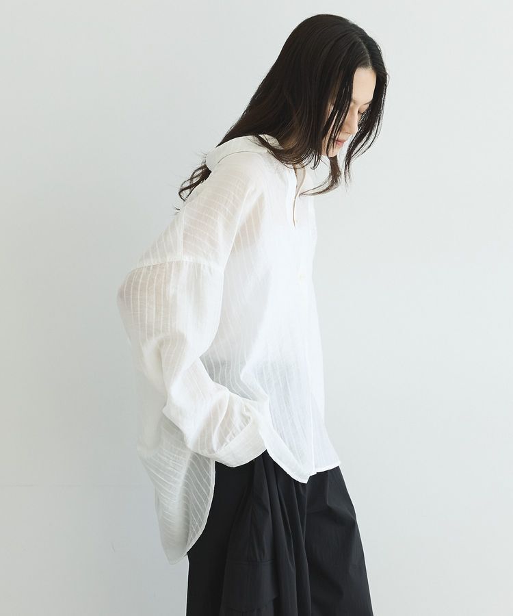 GARAGE OF GOOD CLOTHING「2WAYシアーストライプシャツ」|シャツ・ブラウス|