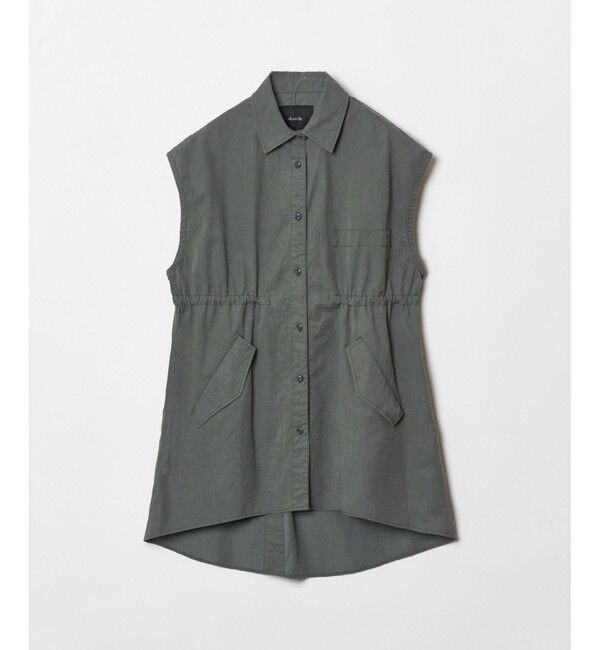 allureville「サファリノースリーブジレ」|ベスト・ジレ|