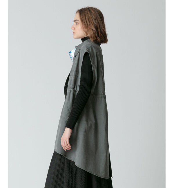 allureville「サファリノースリーブジレ」|ベスト・ジレ|