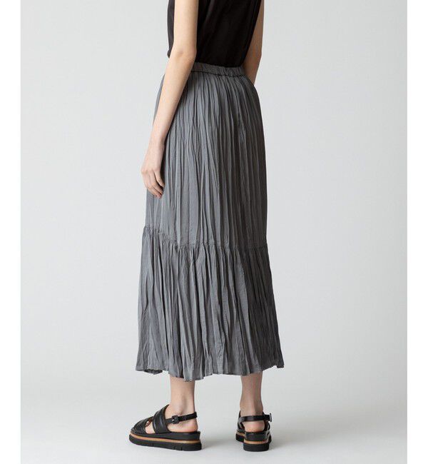 allureville「楊柳調プリーツマーメイドスカート」|スカート|