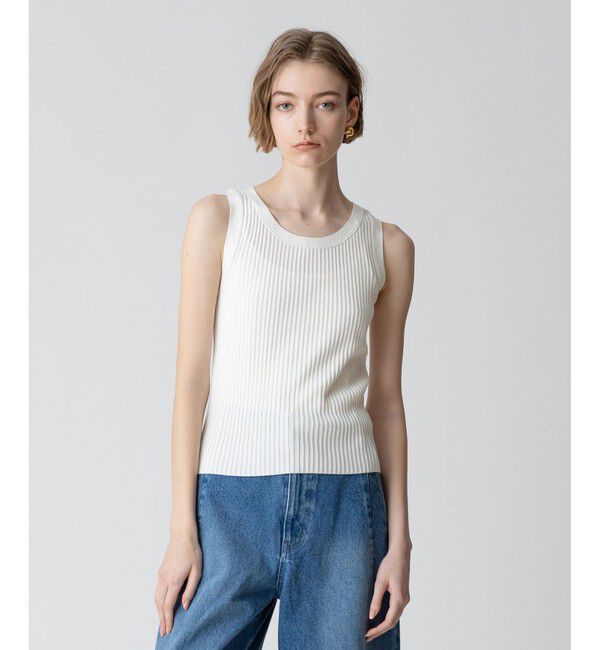 allureville「2WAY RIB TANK」|ニット・セーター|