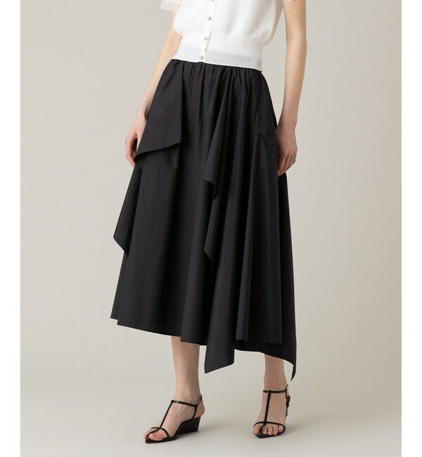 LOULOU WILLOUGHBY「【LOULOU WILLOUGHBY】イレギュラーラッフルスカート」|フレア|