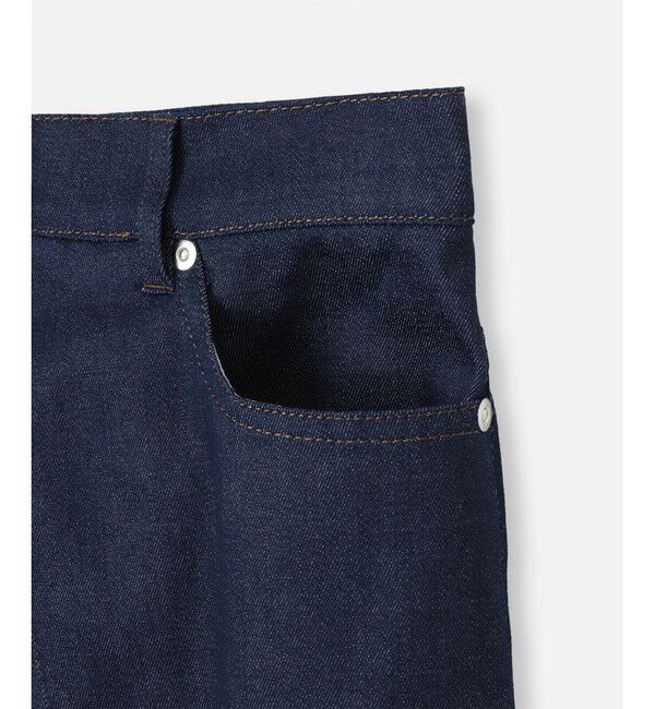 allureville「デニムライクフロントタックスカート」|スカート|