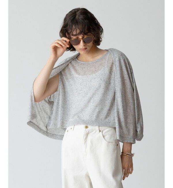 allureville「トロンプロイユマルチウェイプルオーバー」|その他|ライトグレー
