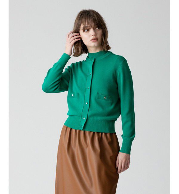 allureville「◇ ポケットクルーカーディガン」|カーディガン|