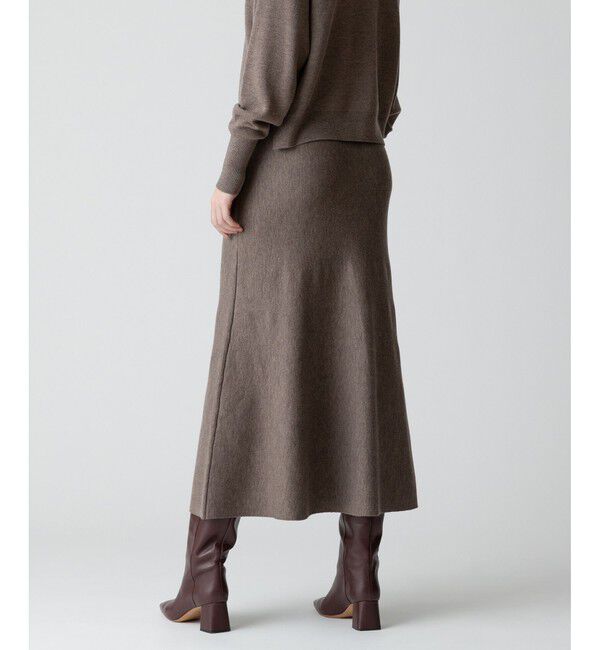 allureville「【セットアップ対応可能】ウール混Wフェイスナローマーメイドスカート」|スカート|