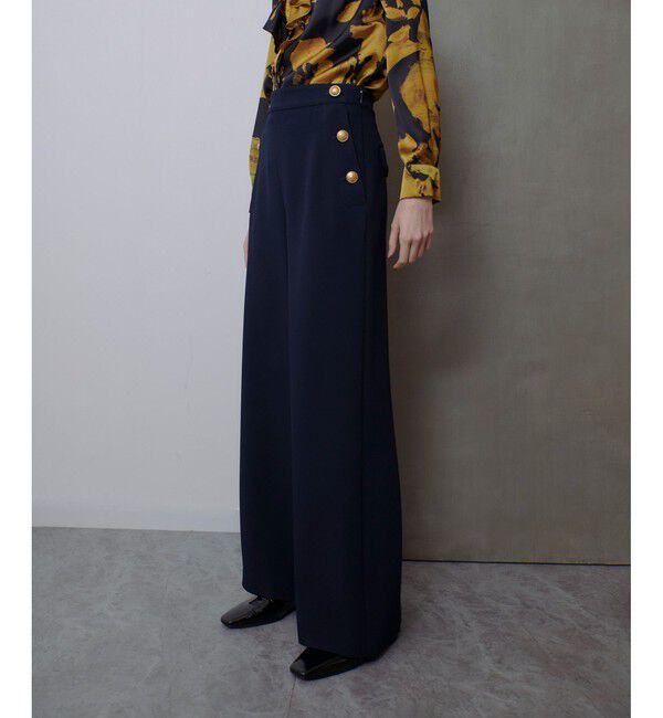 allureville「ダブルクロスマリンパンツ」|チノ|