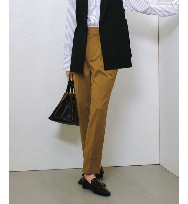 allureville「タックテーパードパンツ」|チノ|