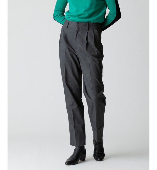 allureville「タックテーパードパンツ」|チノ|