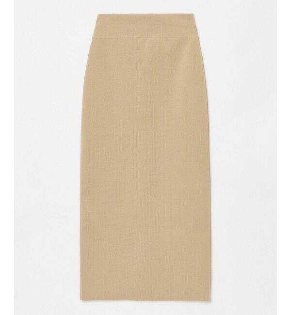 allureville「センタージップ2WAYニットスカート」|タイト|