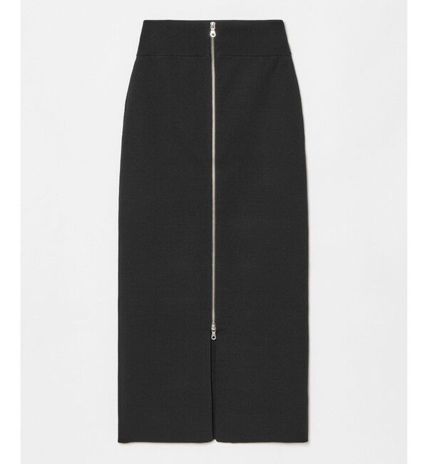 allureville「センタージップ2WAYニットスカート」|タイト|