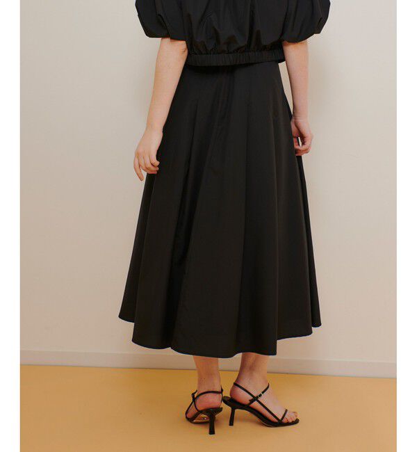 allureville「マットタフタアンイーブンタックスカート」|スカート|