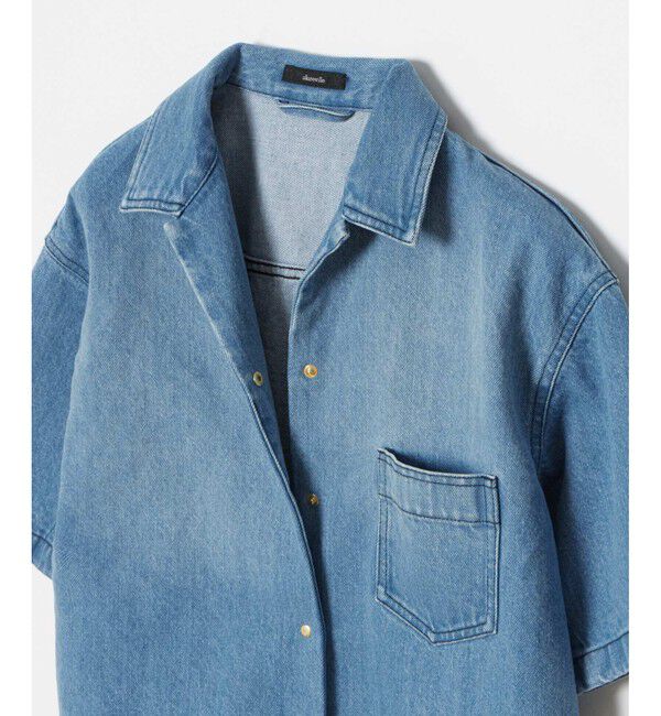 allureville「デニムボクシーシャツ」|シャツ・ブラウス|