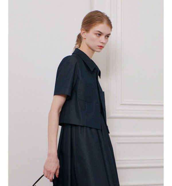 LOULOU WILLOUGHBY「◇【LOULOU WILLOUGHBY】シャンブレー半袖ジャケット」|その他|