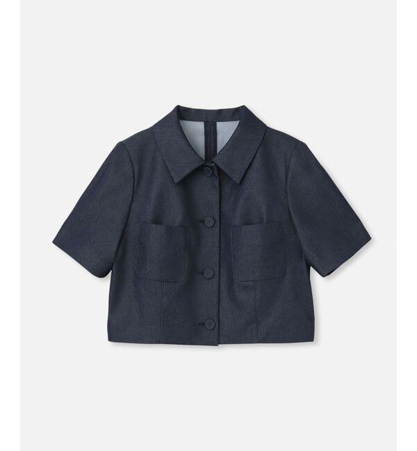 LOULOU WILLOUGHBY「◇【LOULOU WILLOUGHBY】シャンブレー半袖ジャケット」|その他|