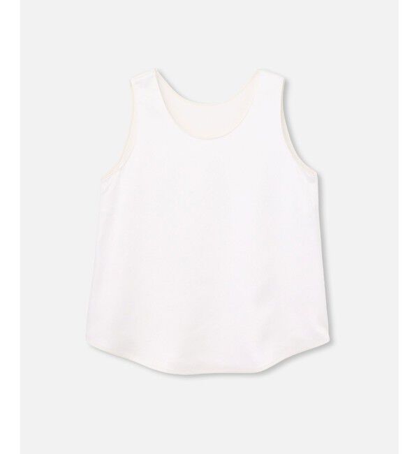 allureville「サテンタンクブラウス」|シャツ・ブラウス|ホワイト