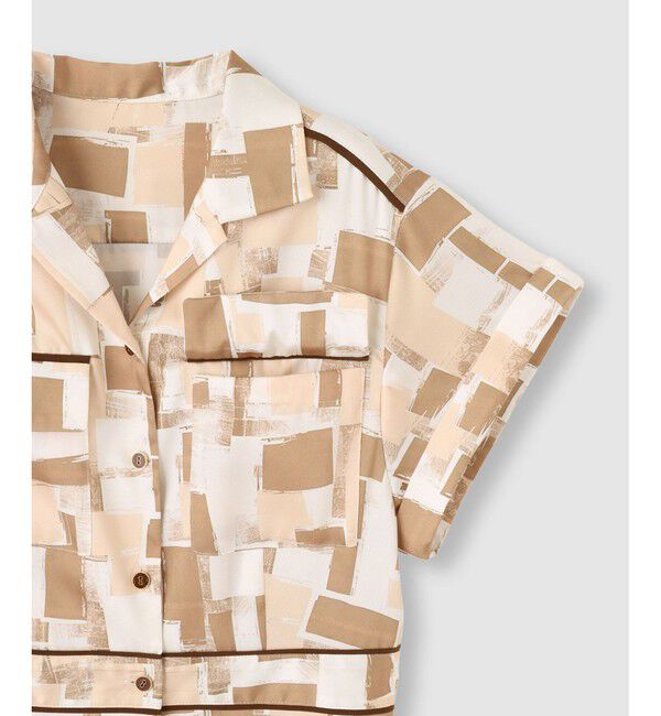 allureville「ジオメトリックSAFARIドレス」|ドレス|