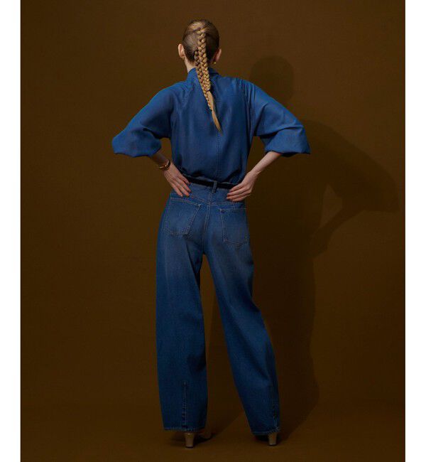 allureville「セミバギーデニムパンツ」|デニム|