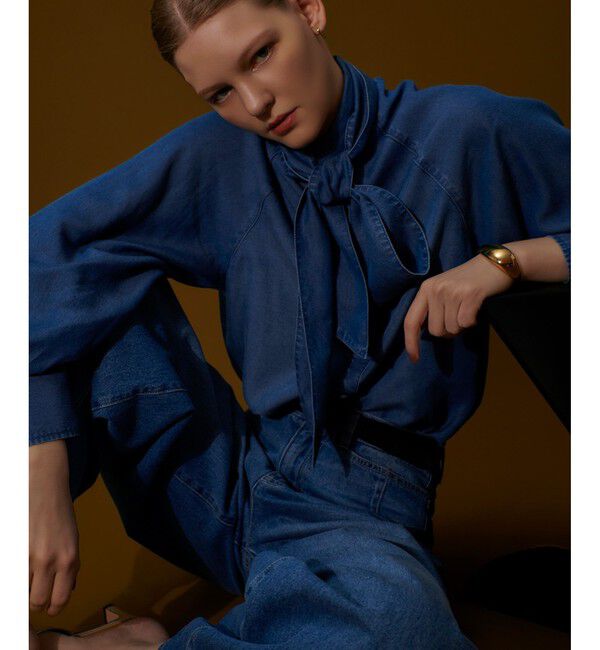 allureville「セミバギーデニムパンツ」|デニム|