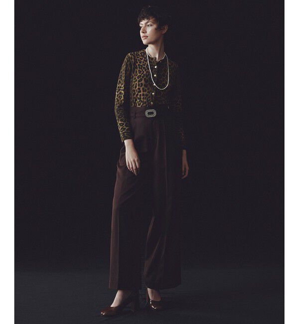 LOULOU WILLOUGHBY「【LOULOU WILLOUGHBY】メリノウールカラーカーディガン」|カーディガン|