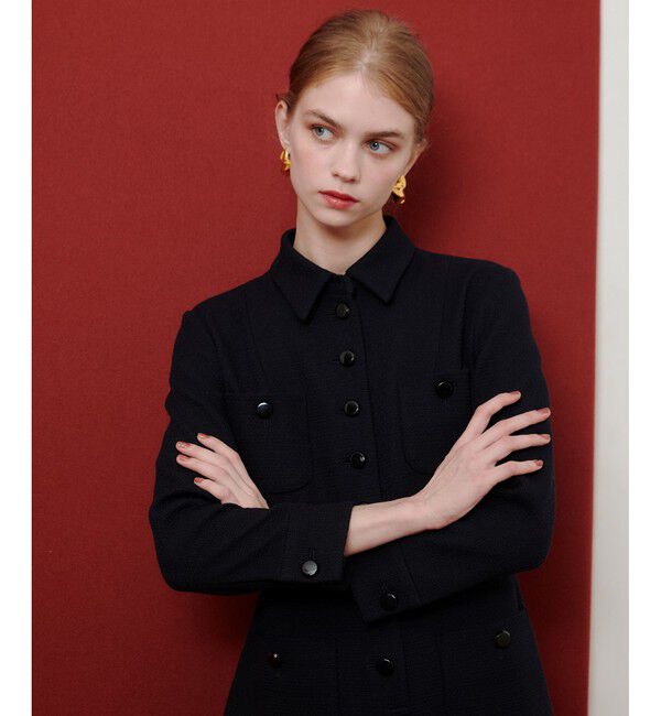 LOULOU WILLOUGHBY「【LOULOU WILLOUGHBY 】ツイードオールインワン」|オールインワン|