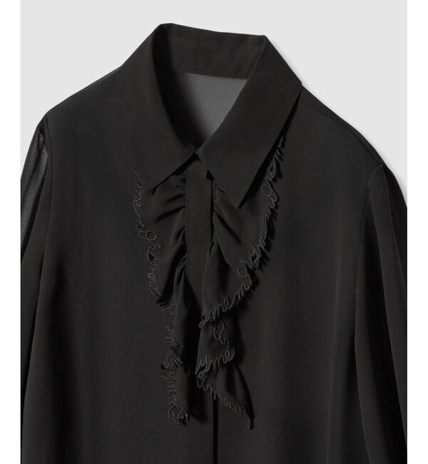 LOULOU WILLOUGHBY「【LOULOU WILLOUGHBY】レタード刺繍ブラウス」|シャツ・ブラウス|