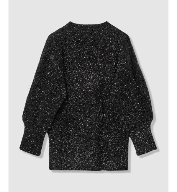 LOULOU WILLOUGHBY「【LOULOU WILLOUGHBY】フィルムラメミドルカーディガン」|カーディガン|