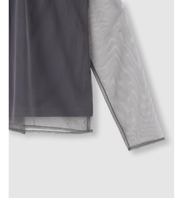 allureville「チュールボウロングスリーブ プルオーバー」|Tシャツ・カットソー|